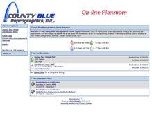 Tablet Screenshot of countyblue.boxlake.com